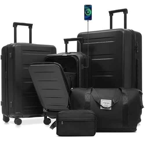 Luggage Sets 5 Piece Front Open (5 Count)