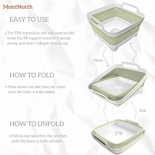 Collapsible Wash Basin 9L