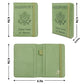 Premium Leather Passport Holder Covers Case