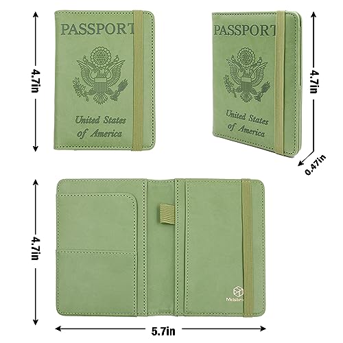Premium Leather Passport Holder Covers Case