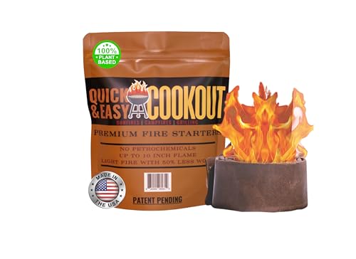 Start Fires Fast with Zero Effort! The Most Powerful Fire Starter You Will Ever Use. Plant (6 Fire Starter)