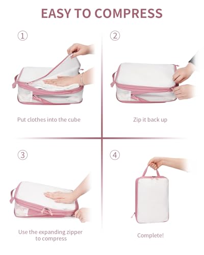 6 Set Compression Packing Cubes (6 Count)