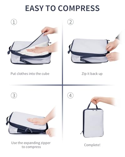 6 Set Compression Packing Cubes (6 Count)