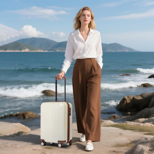 Carry on luggage 22x14x9 Airline Approved Hardshell Suitcase