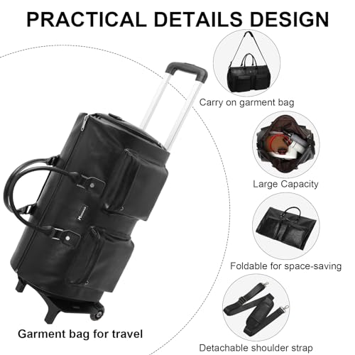 Convertible Rolling Garment Bag