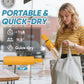 Windproof Travel Umbrellas for Rain and Sun (2 Count)