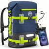 30/40/55L Waterproof Dry Backpack & Phone Case - 2XL Floating Dry Bag for Kayaking, Travel, Hiking, Fishing, Camping, Motorcycles & Beach, Heavy-Duty Roll Top Men/Women (Navy Blue/Black/Green)