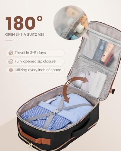50L Travel Backpack Flight Approved Carry on Backpack