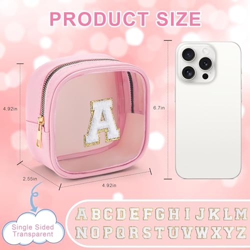Mini Initial Makeup Bag