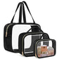 Clear Makeup Bag Travel (3 Count)