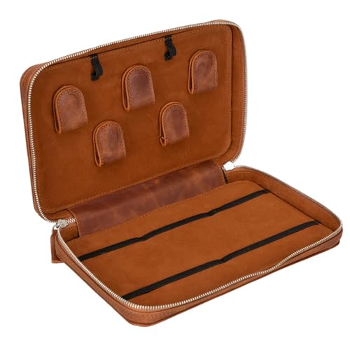 Medicine Handmade Leather Cable Organizer Bag