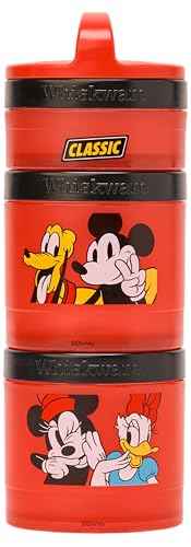 Mickey & Friends Snack Containers 3 Stackable Snack Cups Classic!