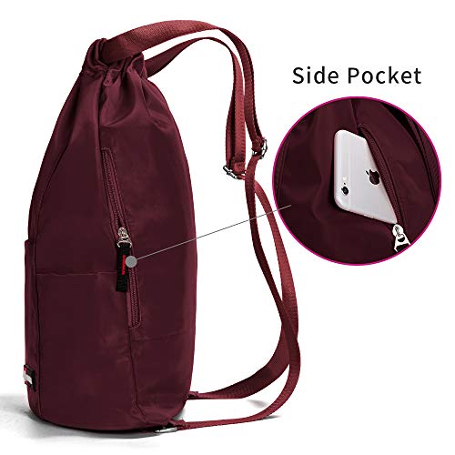 Waterproof Drawstring Gym Backpack Bag for Men & Women