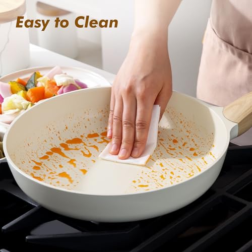 9.5inch Ceramic Nonstick Frying Pan Paella Pan