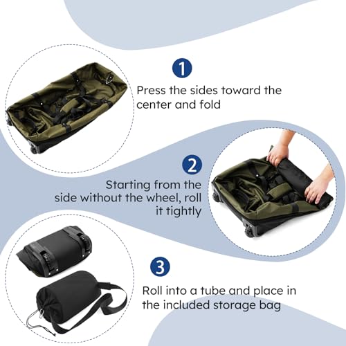 110L Expandable to 140L 32” Foldable Oxford Soft