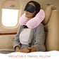 2 Inflatable Neck Pillow Airplane Travel (2 Count)