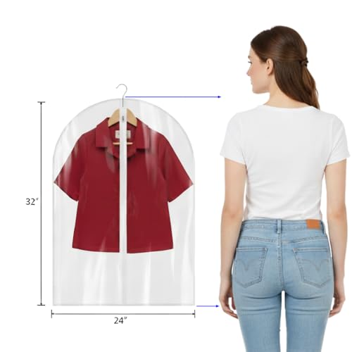 All Clear Garment Bags for Travel (12 Count)
