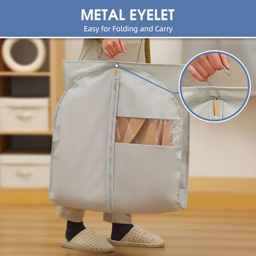 50" Garment Bags for Hanging Clothes (2 Count)