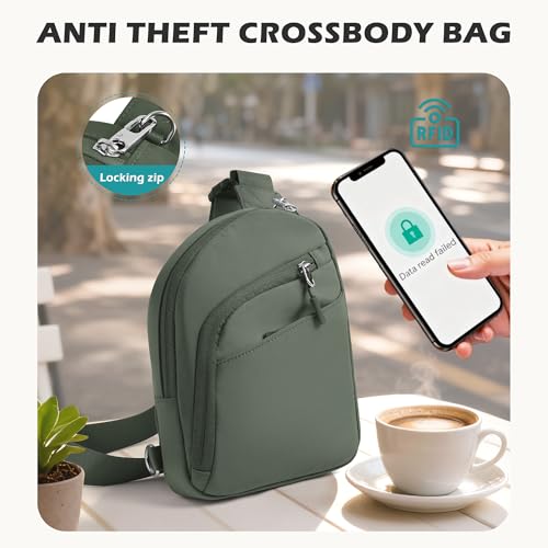 Anti Theft Crossbody Bag for Women Men