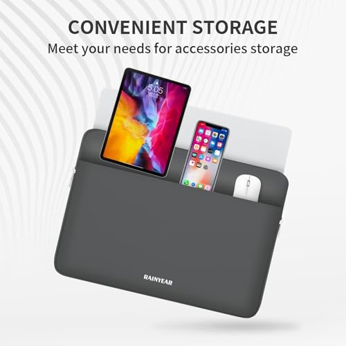 RAINYEAR Laptop Sleeve Case 15.6 Inch