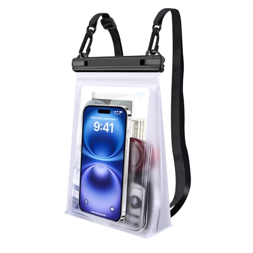 Large Waterproof Phone Pouch [with Sealing Strip]