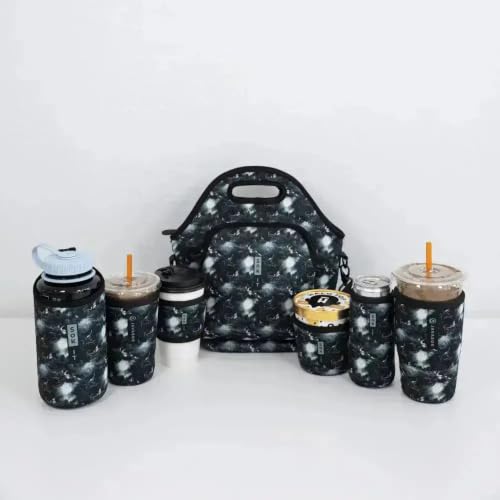 LunchTote Zippered Bag Insulated Neoprene Caddy (Dragon Lore / Large 4.5 Quart Lunch Tote)