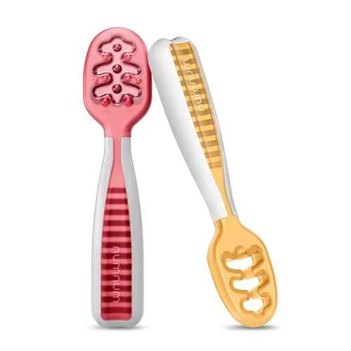 Baby Spoons Self Feeding 6 Months (2 Count)