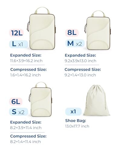 Compression Packing Cubes (6 Count)