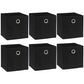 11 Inch Foldable Cube Storage Bins with Handles (6 Count)
