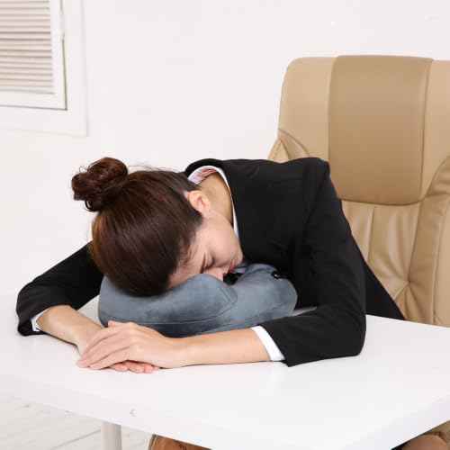 Inflatable Travel Neck & Shoulder Pillow for Airplanes&Long Trips