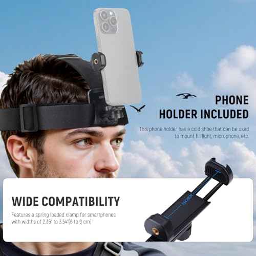 Mobile Phone Chest Mount Head Strap Mount