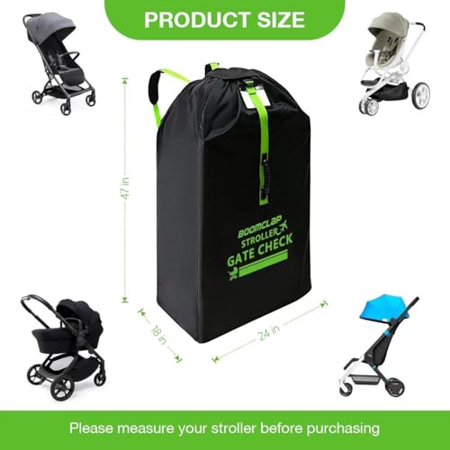 Durable stroller travel bag for airplane