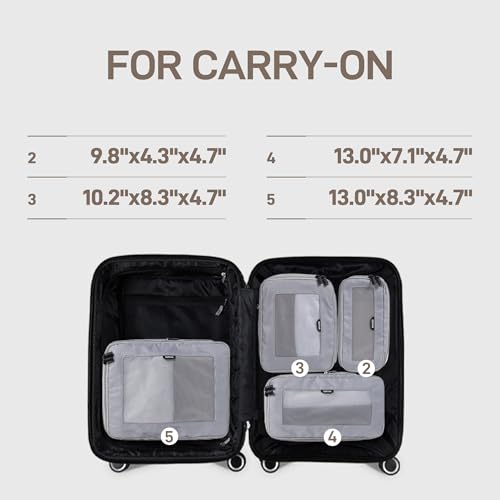 TripCozy Compression Packing Cubes