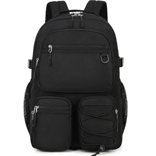 Water Resistant Daypack with Mulitiple Pockets for School Travel Outdoor College
