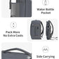 18" Travel Backpack Airlines Approved Personal Item Bag Women Grey