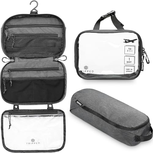 3 Piece Travel Toiletry Bag Set