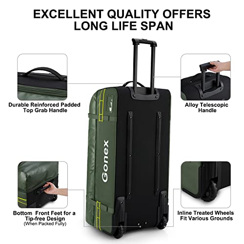 Rolling Duffle Bag with Wheels