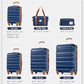 Luggage Set 6 Piece Luggage ABS hardshell TSA Lock Spinner Wheels Luggage Carry on Suitcase (6 Count)