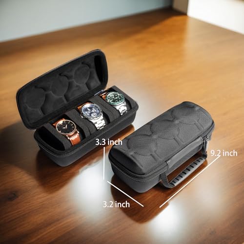 3 Slot Hard Watch Travel Case
