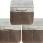 14.4" x 10" Slim Large Fabric Storage Bin (3 Count)