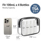 TSA Approved Toiletry Bag (3 Count)