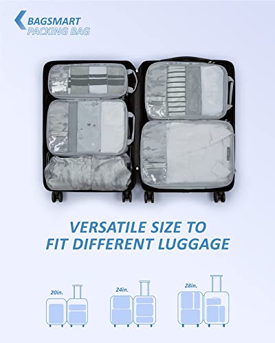 6 Set Compression Packing Cubes for Travel (6 Count)