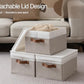 Fabric Storage Bins with Lids (3 Count)