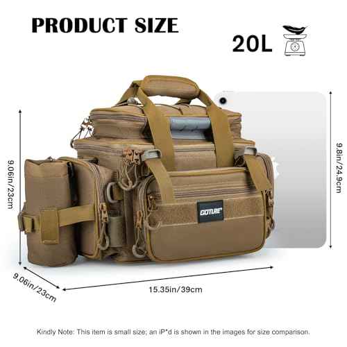 Fishing Tackle Bag with 4 3600 Tackle Boxes