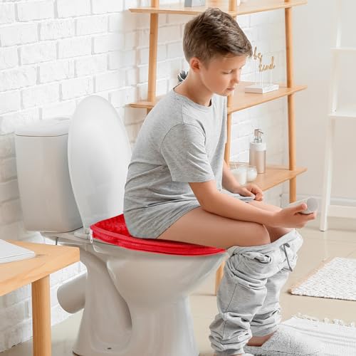 4 Pcs Toilet Seat Covers Pads for Bathroom (4 Count)