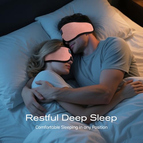 Sleep Mask with Bluetooth Headphones