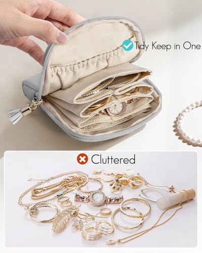 Small Travel Jewelry Case