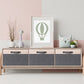 Large Fabric Storage Bins for Shelves with 3 Handles (3 Count)