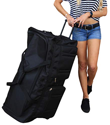 36 inch Rolling Duffle Bag with Wheels