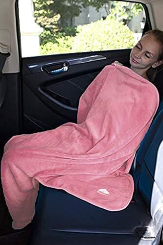 Premium Soft Travel Blanket Pillow Airplane 2 in 1